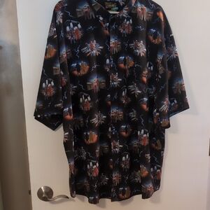 4XL RSVLTS Back To The Future Graphic Short Sleeve Shirt